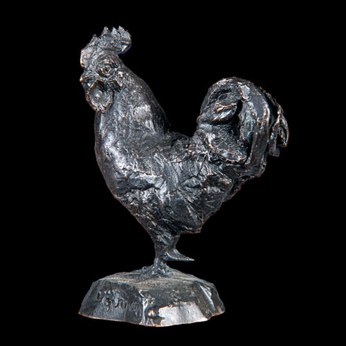 Coq cire noire